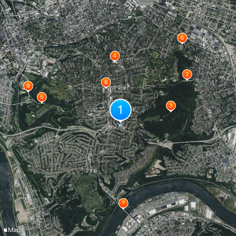 Taylor Allderdice High School Carte