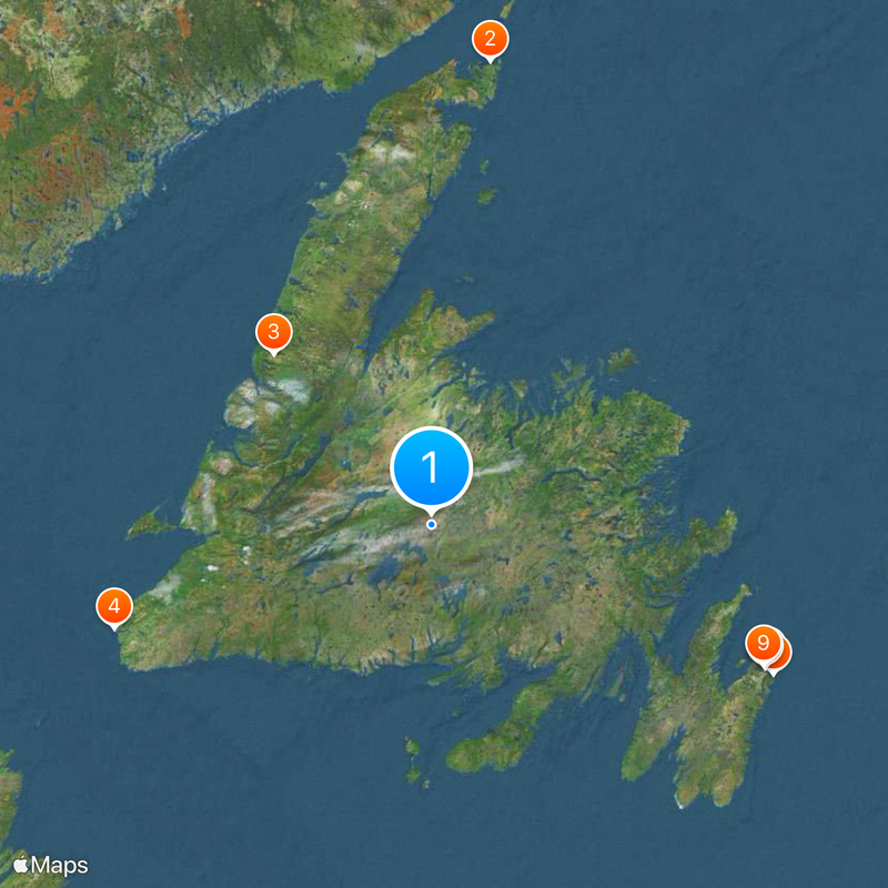 Isla de Terranova Mapa
