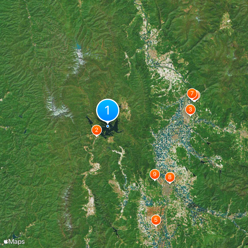 Lake Shumarinai Mapa