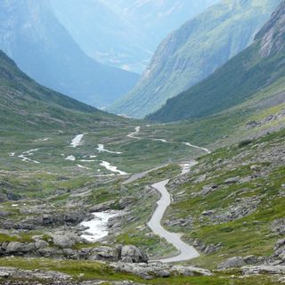 Antiga estrada de Strynefjellsvegen