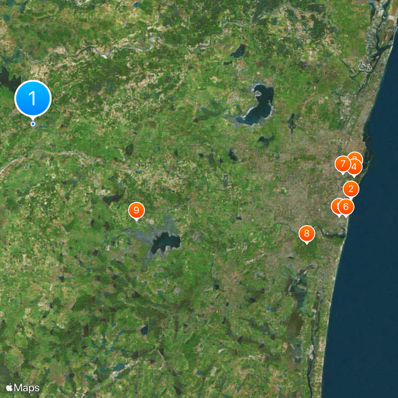 Tiruvallur district Map
