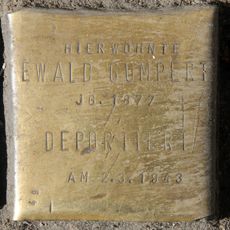 Stolperstein dedicated to Ewald Gumpert