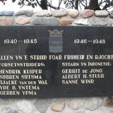 Plaquette in het gemeentehuis