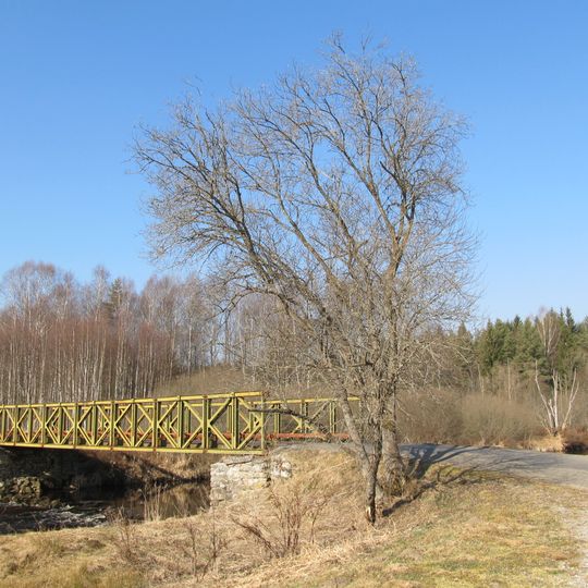 Most přes Vltavu pod Pěknou