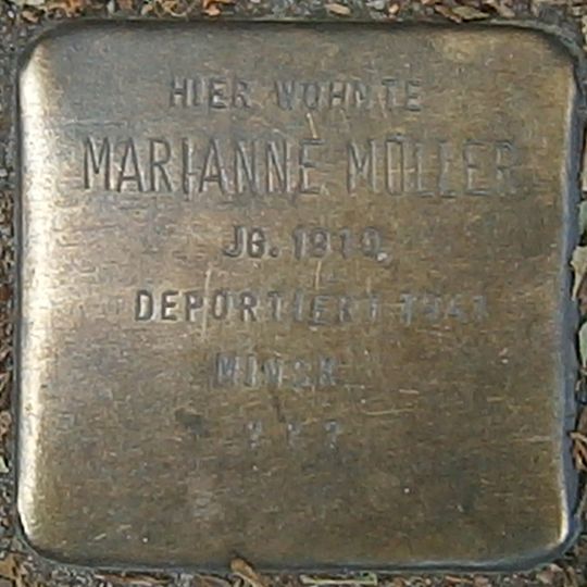 Stolperstein dedicated to Marianne Müller