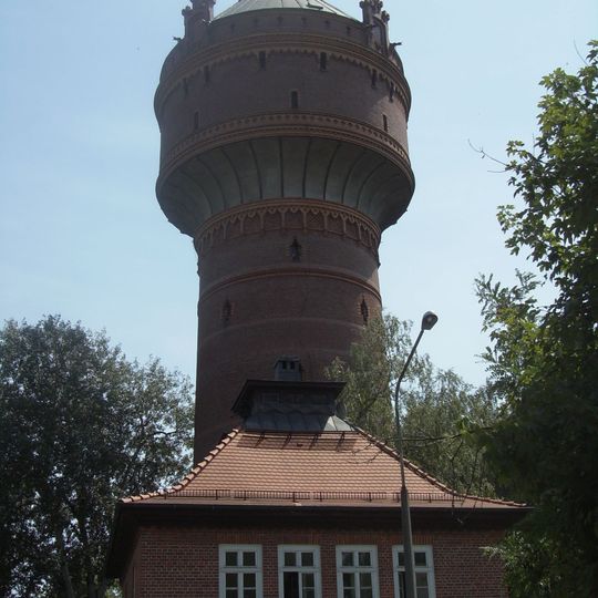 City water tower in Opole
