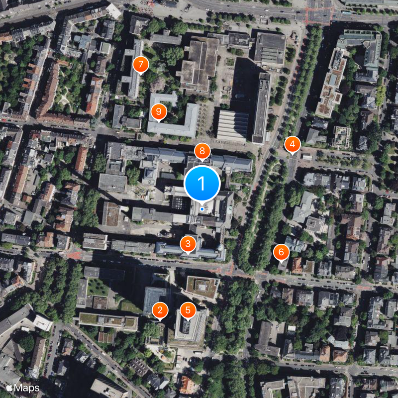 Senckenberg Museum Map