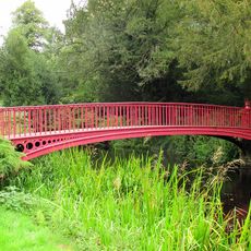 Garden bridge at Shugborough Hall