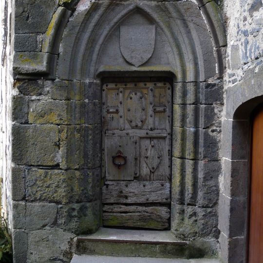 Casa, calle de los Templarios, en Salers
