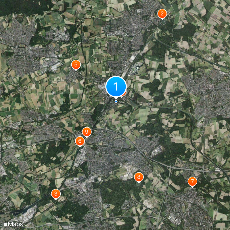 Henrichenburg boat lift Mappa