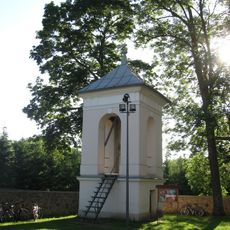 Bell tower of church of the Ascension of Christ in Strabla