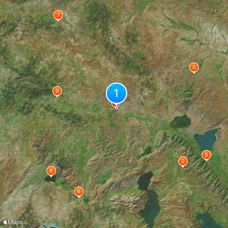 Provincia di Afyonkarahisar Mappa