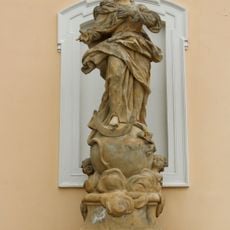 Socha Panny Marie Immaculaty u kostela svatého Jakuba v Týně nad Vltavou