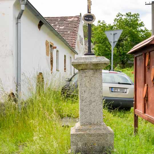 Wayside cross in Srby