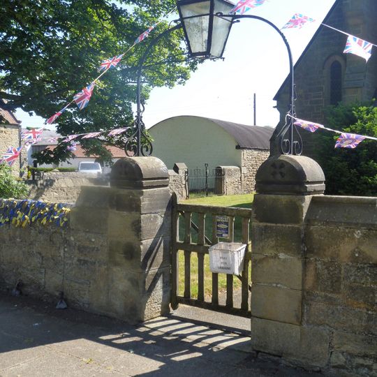 Wall, Gate Piers, Overthrow And Lantern To West Of Church Of St Mary