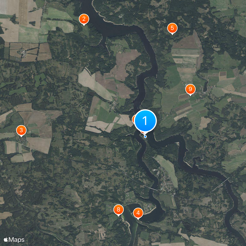 Zvíkov Castle Mappa