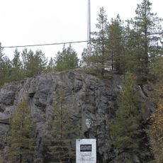 Памятное место, где в апреле 1918 г. находился рубеж обороны города и были остановлены белофинские войска (Кемь)