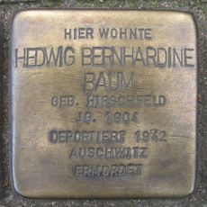 Stolperstein en memoria de Hedwig Bernhardine Baum