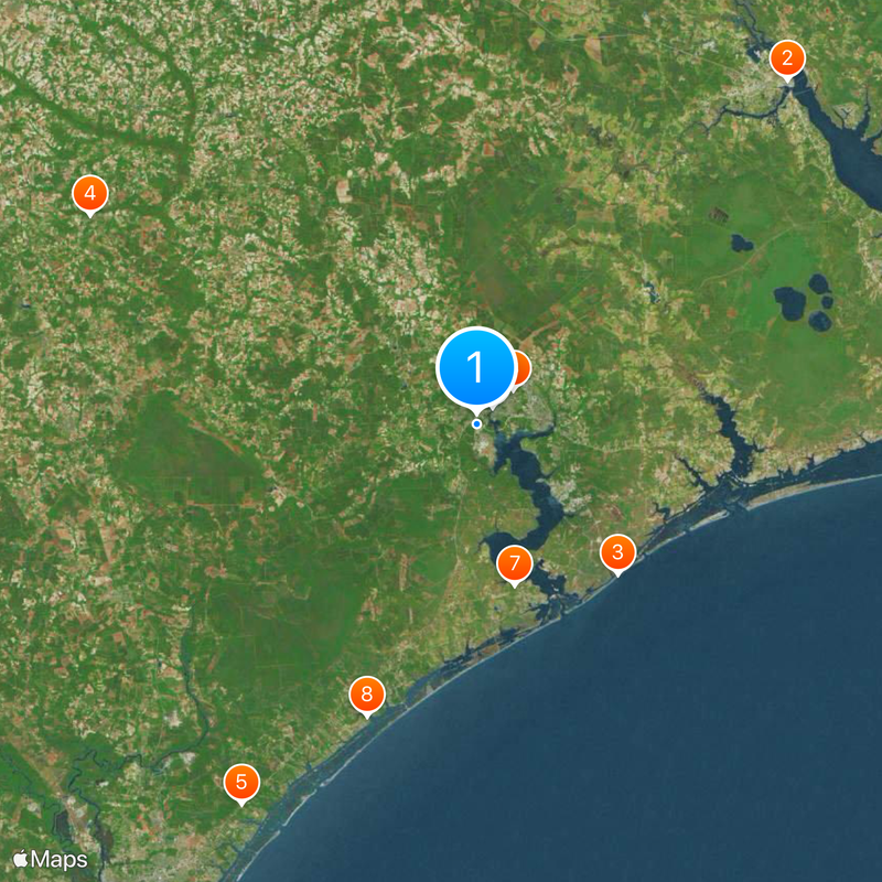 Camp Geiger Map