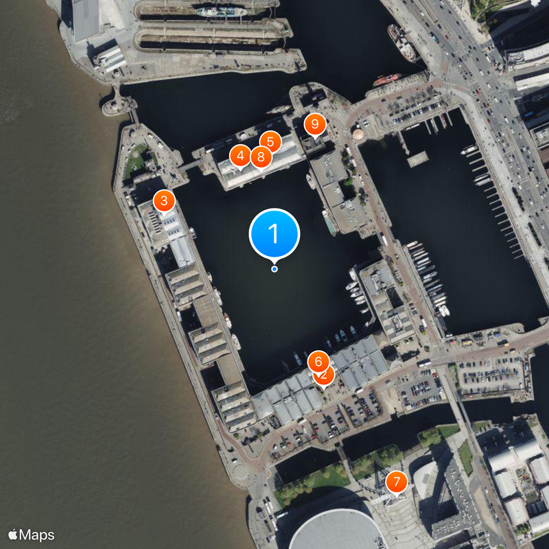 Royal Albert Dock Carte