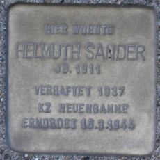 Stolperstein dedicated to Helmuth Sander