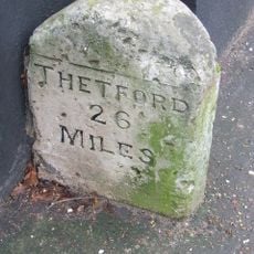 Milestone No.3 Against Pond Farmhouse Q.V. 2/17