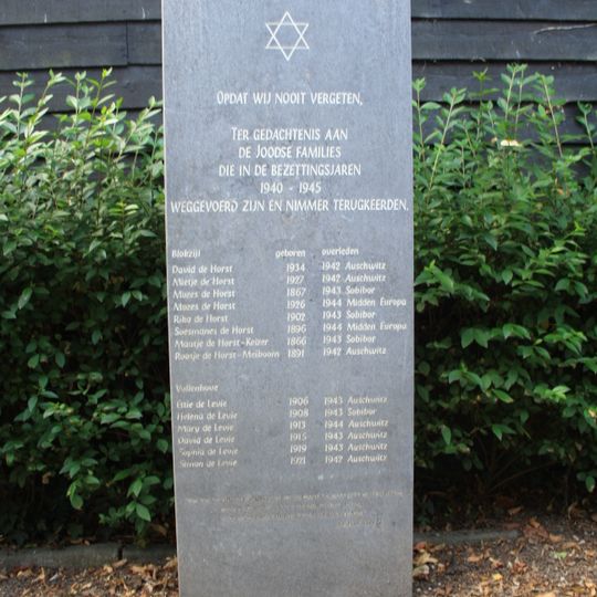 Monument op de Joodse begraafplaats