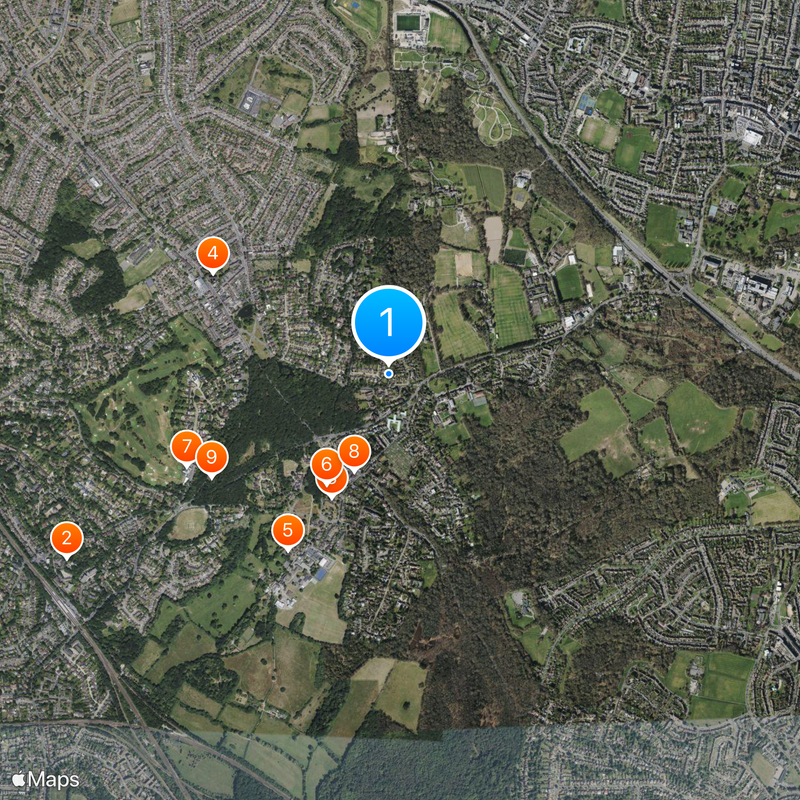 Chislehurst Map