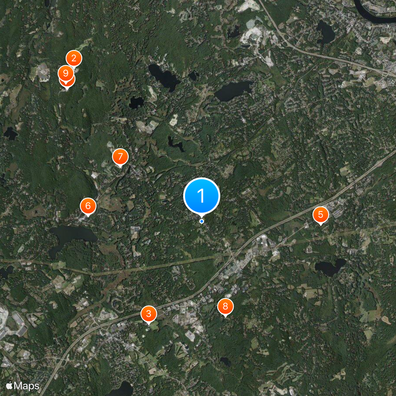 Westford Mappa