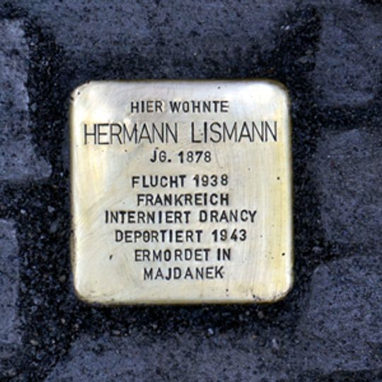 Stolperstein für Hermann Lismann