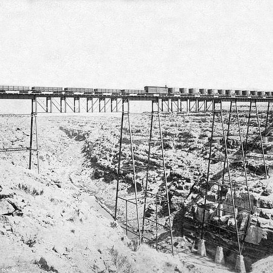 Canyon Diablo Railroad Trestle Bridge