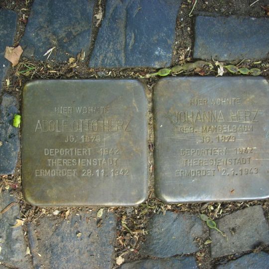 Stolperstein en memoria de Johanna Herz