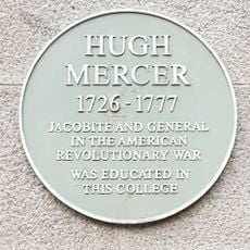 Commemorative plaque to Hugh Mercer