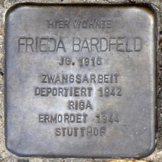 Stolperstein em memória de Frieda Bardfeld
