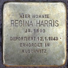 Stolperstein dedicated to Regina Harris