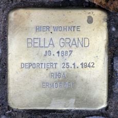 Stolperstein em memória de Bella Grand