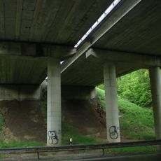 Most dálnice D1 přes silnici II/109 a Drhlavský potok