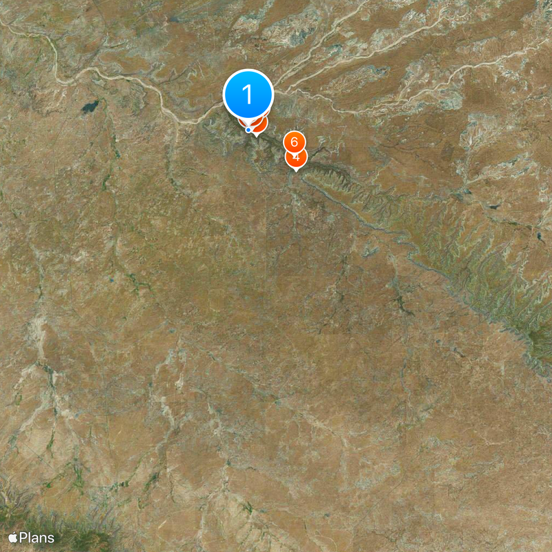 Chaco Culture National Historical Park Mapa