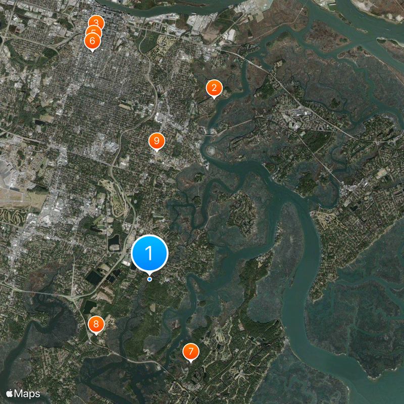 Wormsloe Historic Site Map