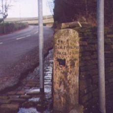 Milestone, W of Halifax  jct Newlands Road/Winterburn Lane/Butts Green Lane/Abbey Lane/Workhouse Lane
