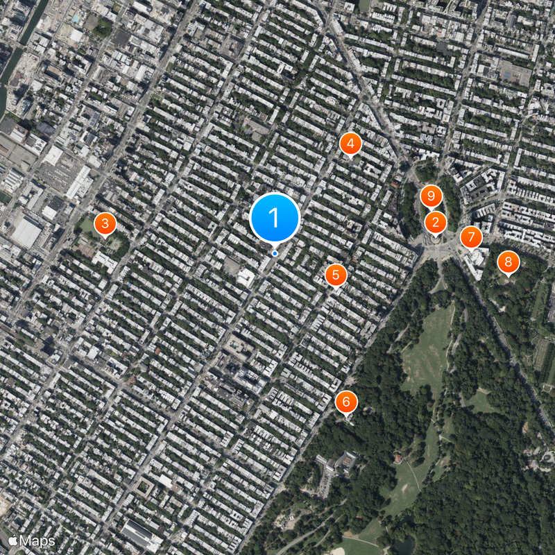 Park Slope Karte