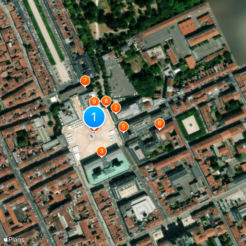 Place Stanislas Carte