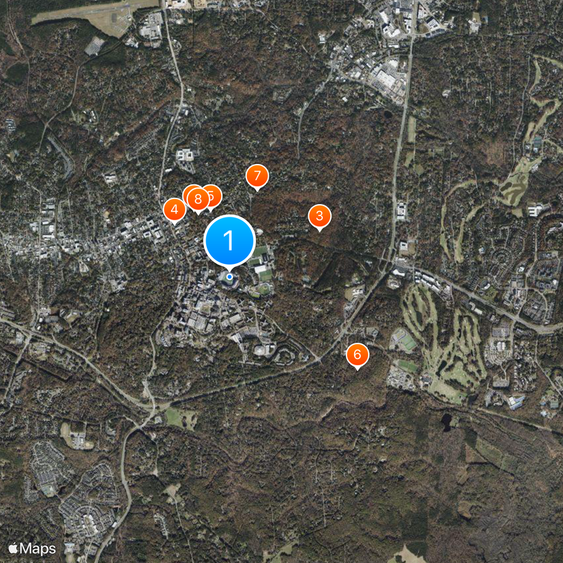 Kenan Memorial Stadium Map