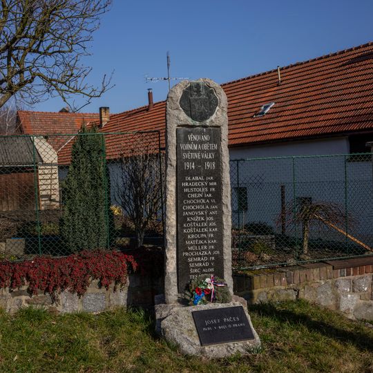 Pomník padlým v Kostelních Střimelicích
