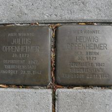 Stolperstein en memoria de Hedwig Oppenheimer