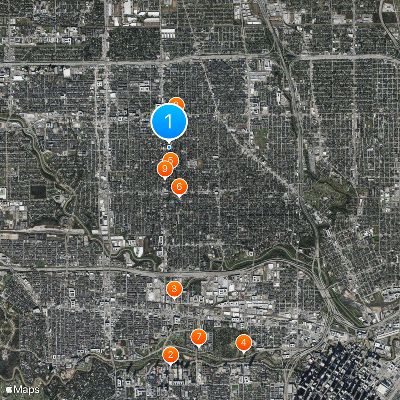 Houston Heights Map