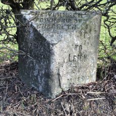 Milestone, Warrington Road, Culcheth; 175m NW jcn B6212