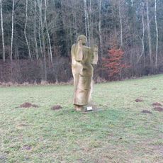 Socha Zázrak Nanebevstoupení na Křížové cestě 21. století u Žireče