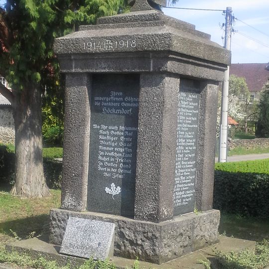 Denkmal für die Gefallenen des Ersten Weltkrieges Pulsnitzer Straße