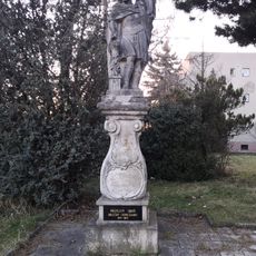 Socha svatého Floriána v parku Přátelství v Holešově